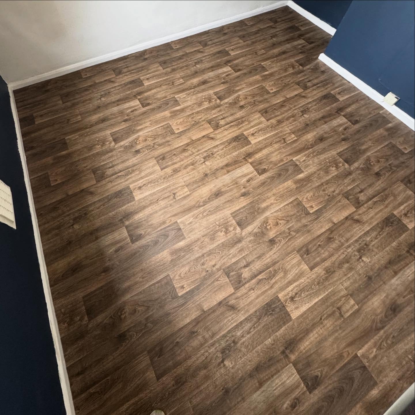 Walnut plank flooring